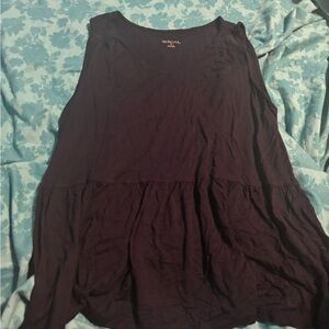 Merona Black Sleeveless Tank Top